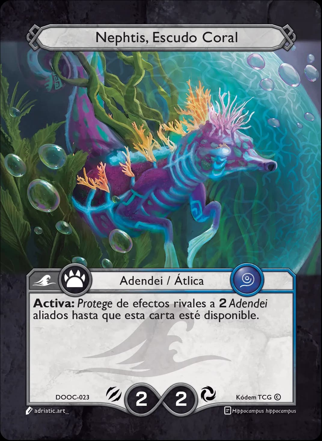 Nephtis, Escudo Coral
