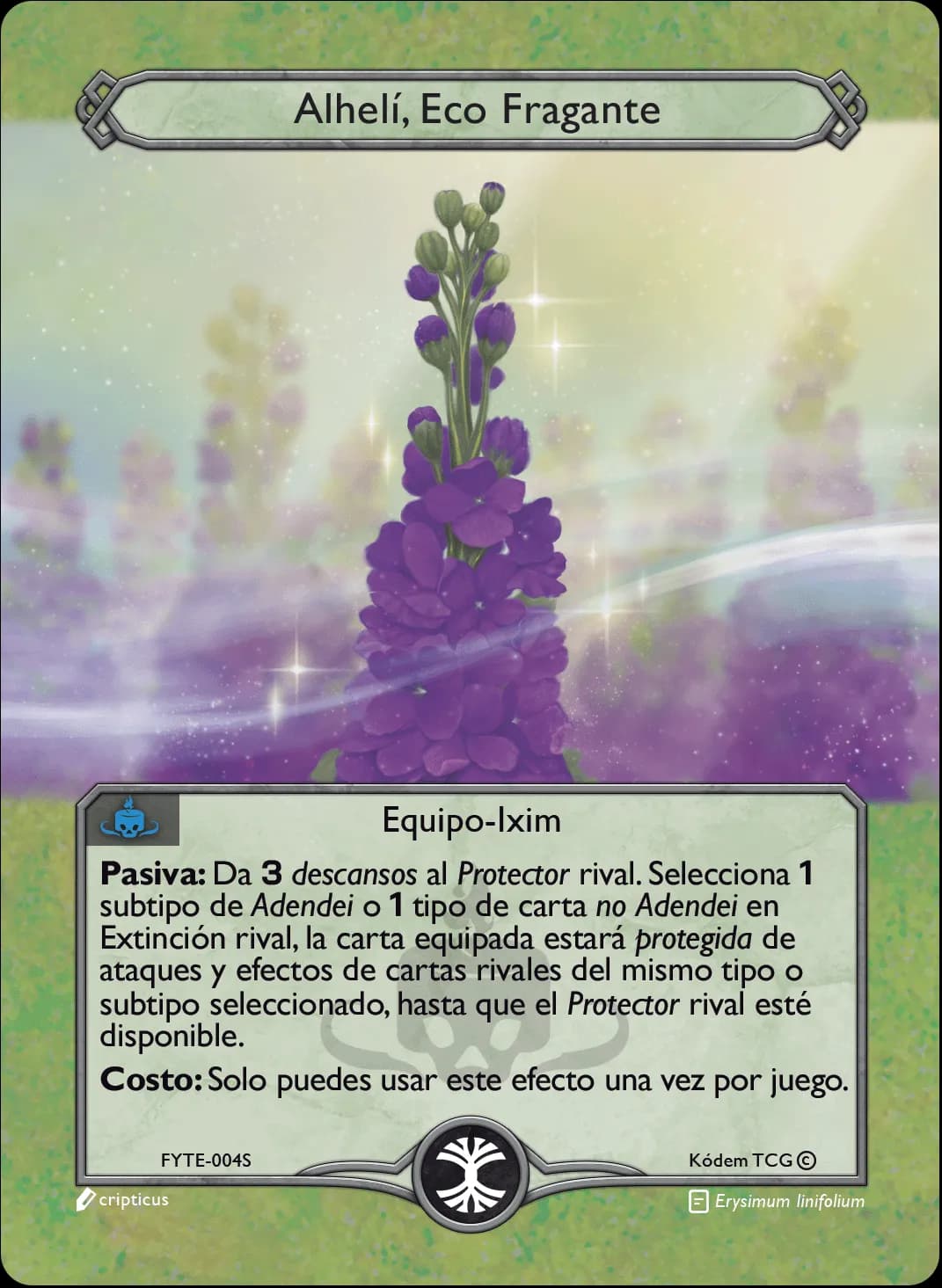 Alheli, Eco Fragante