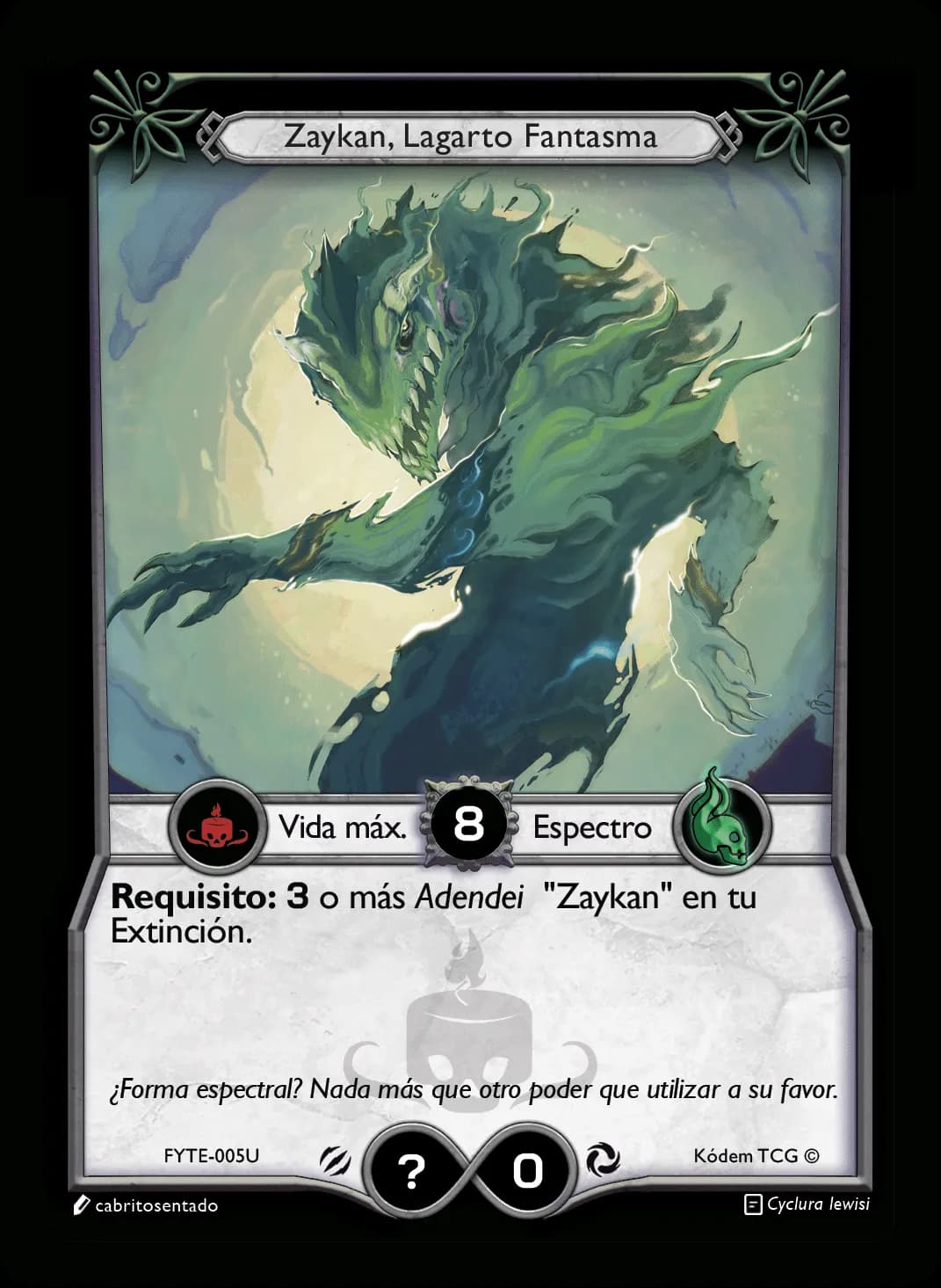 Zaykan, Lagarto Fantasma