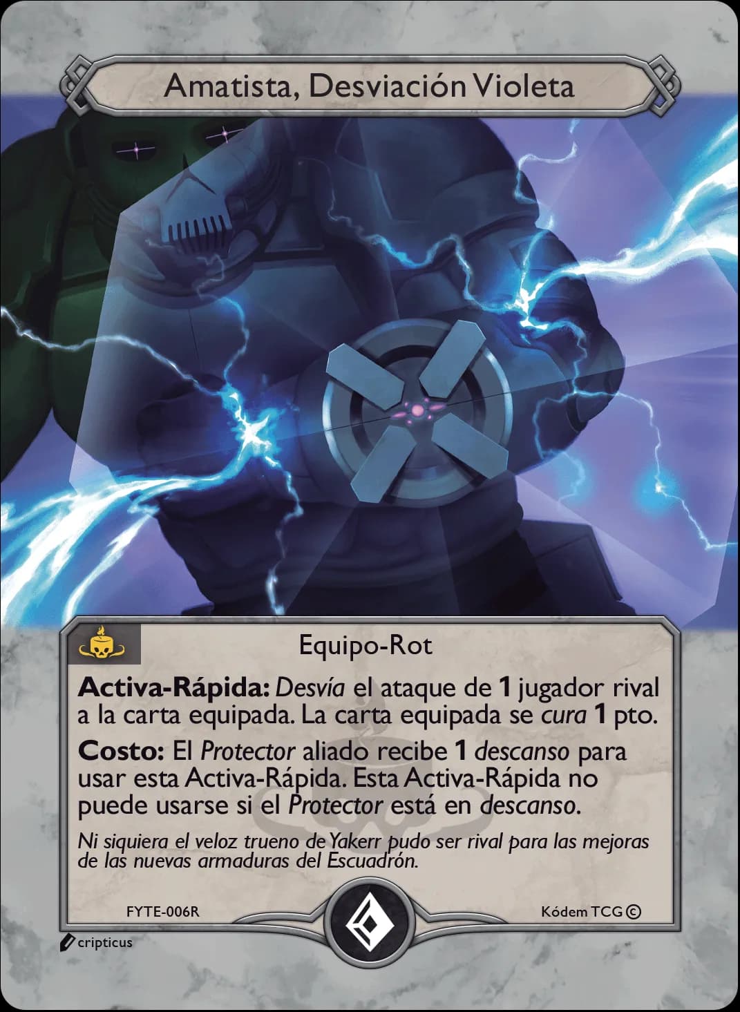 Amatista, Desviacion Violeta