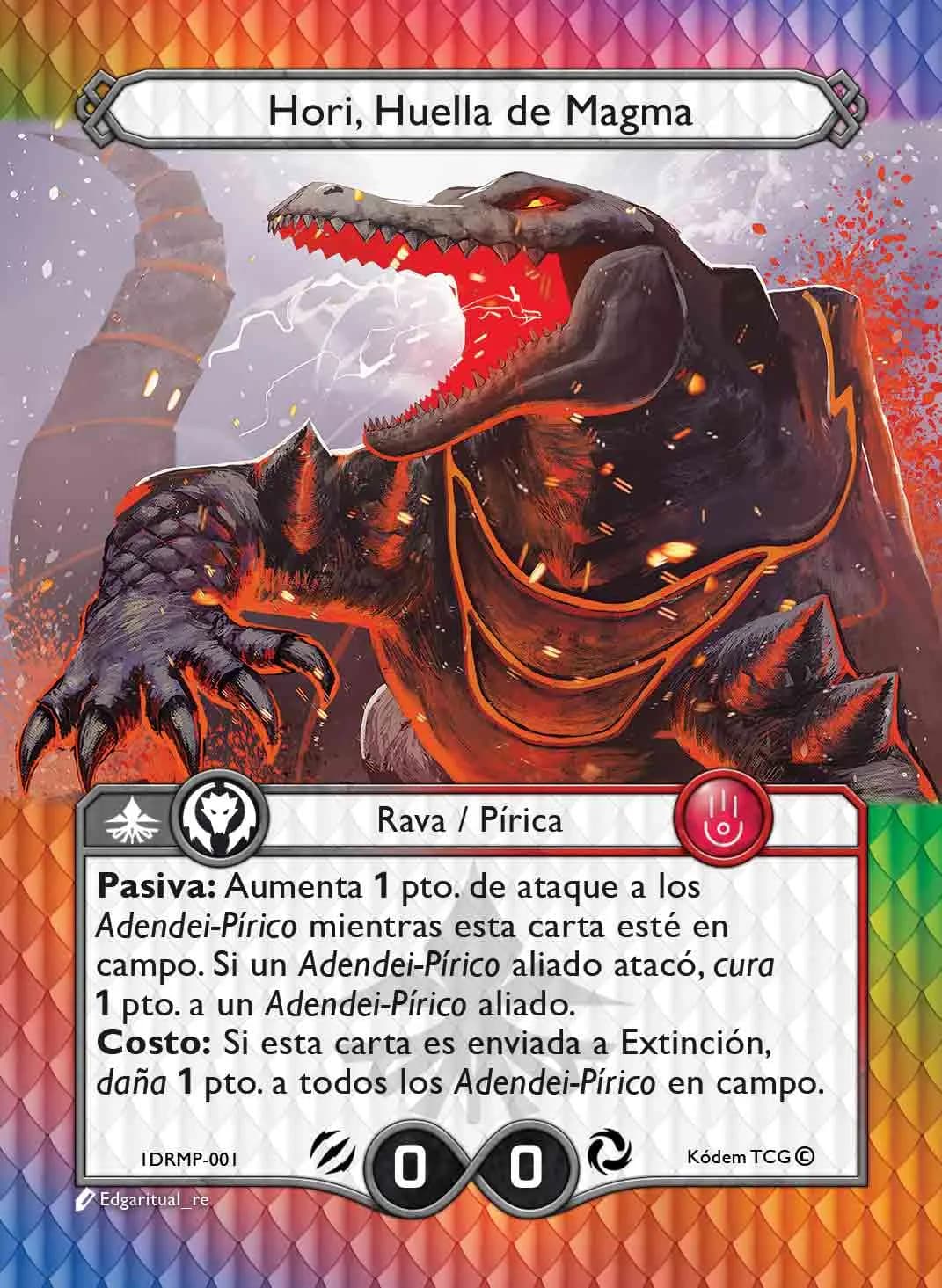 Hori, Huella de Magma