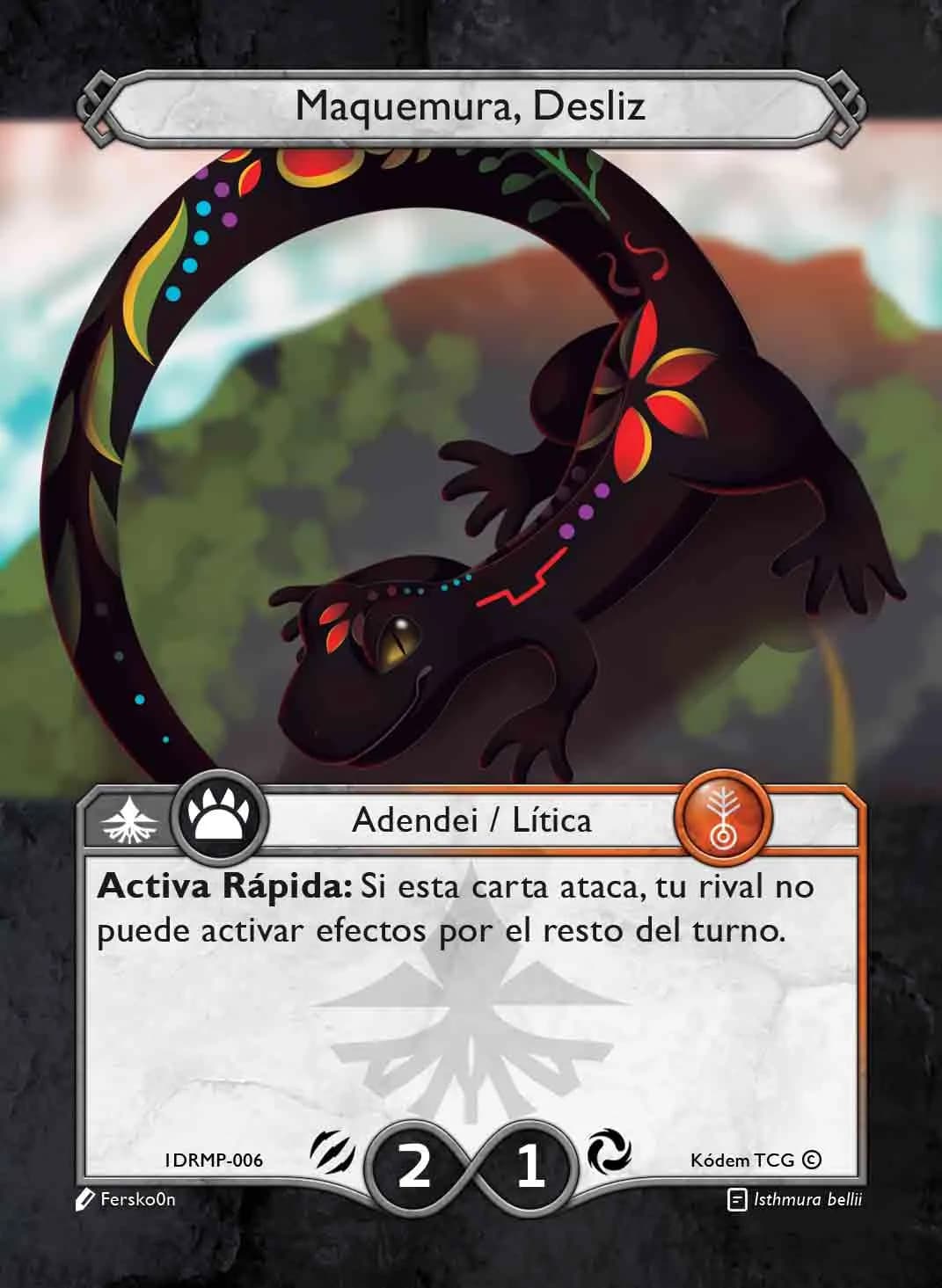 Maquemura, Desliz