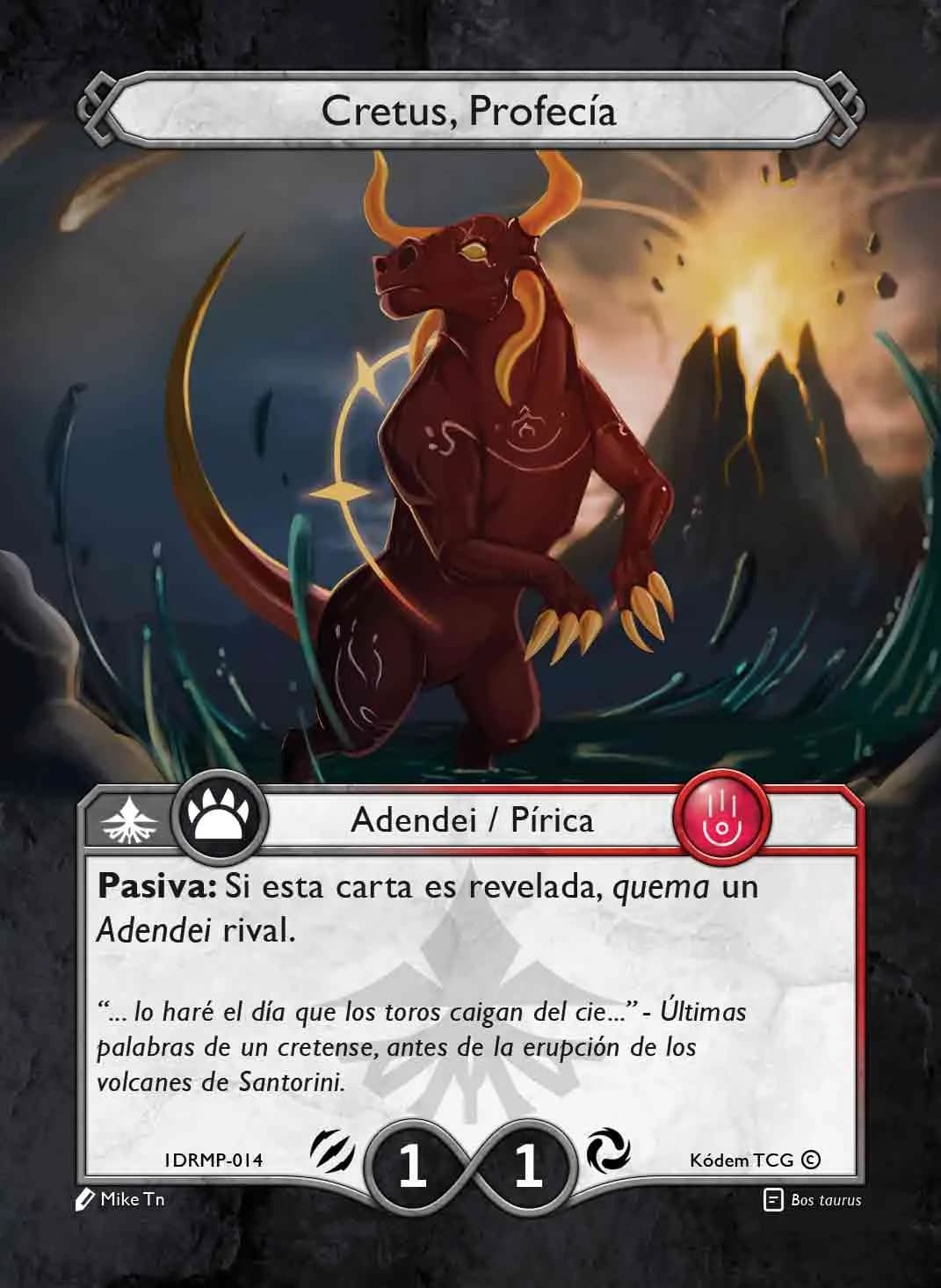 Cretus, Profecia