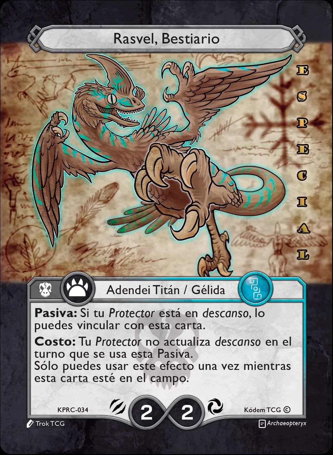Rasvel, Bestiario