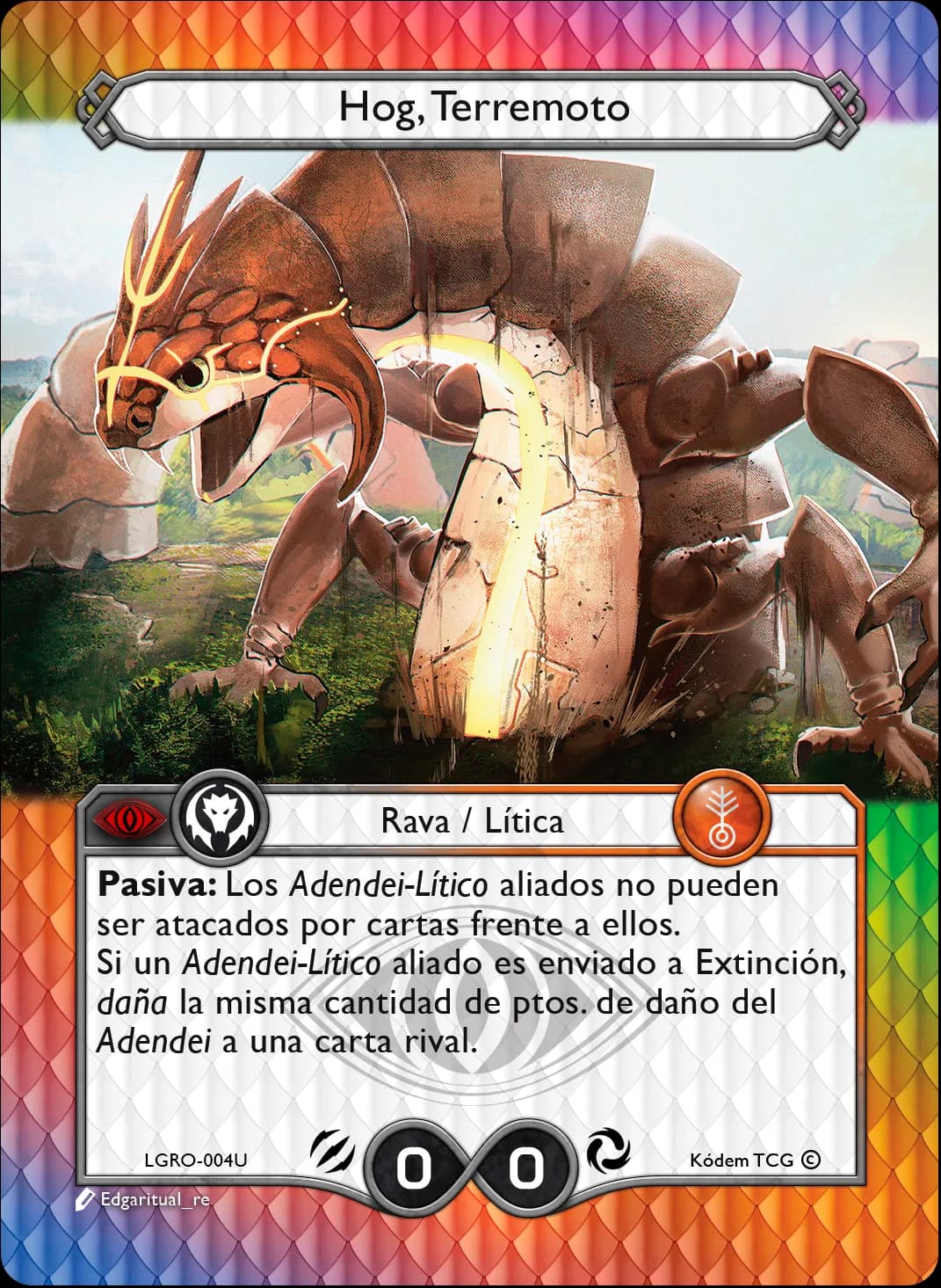 Hog, Terremoto