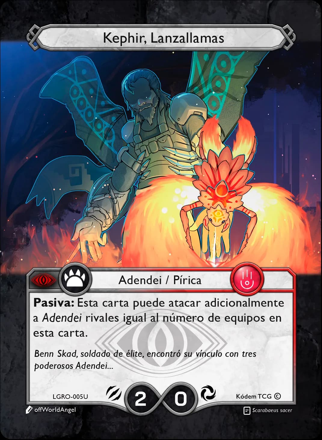 Kephir, Lanzallamas
