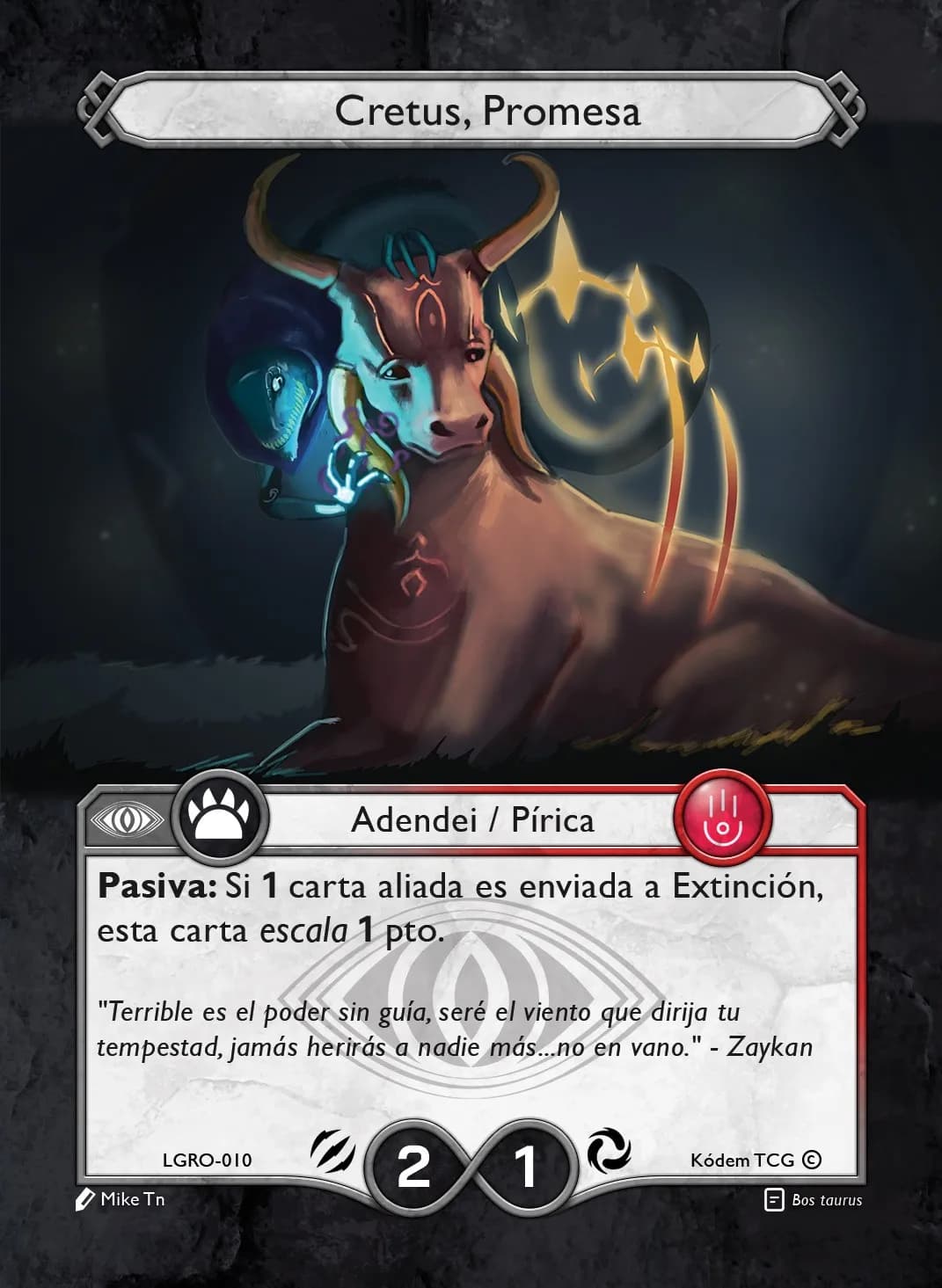 Cretus, Promesa