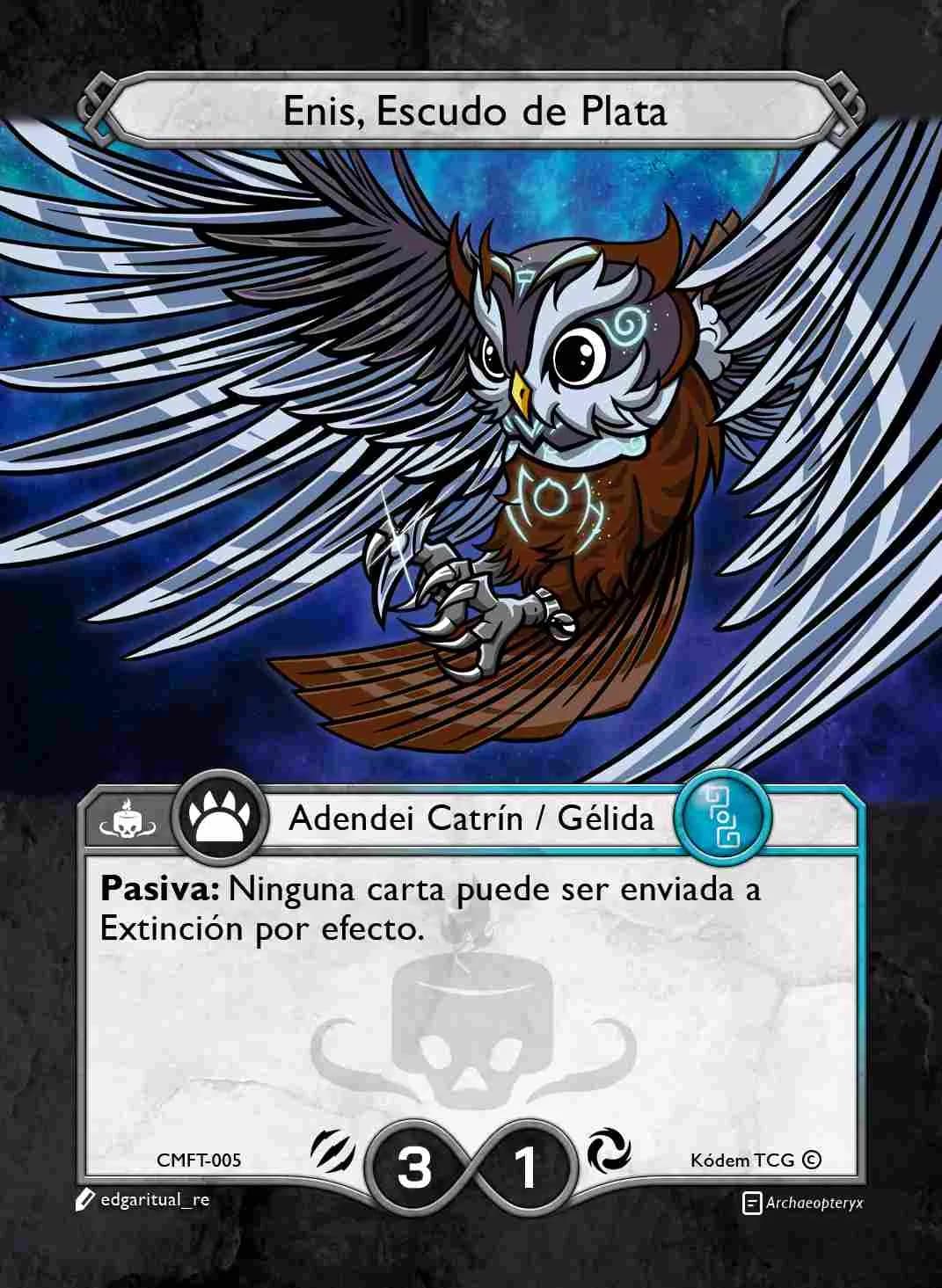 Enis, Escudo de Plata