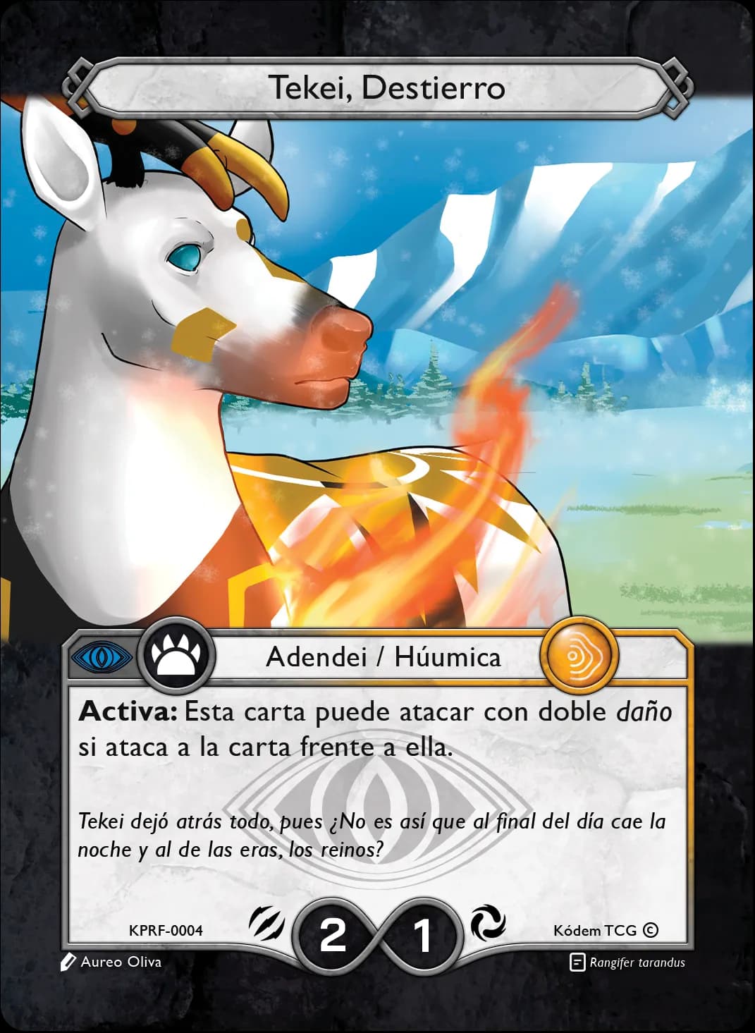 Tekei, Destierro