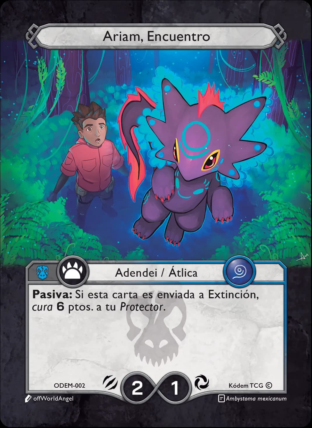 Ariam, Encuentro