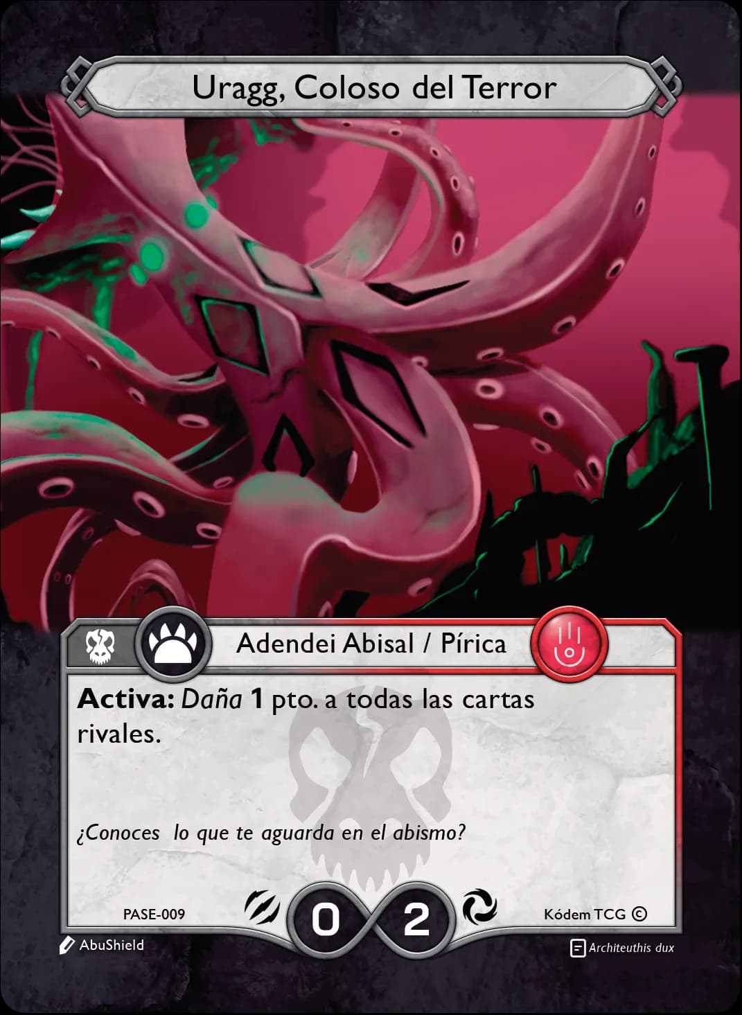 Uragg, Coloso del Terror