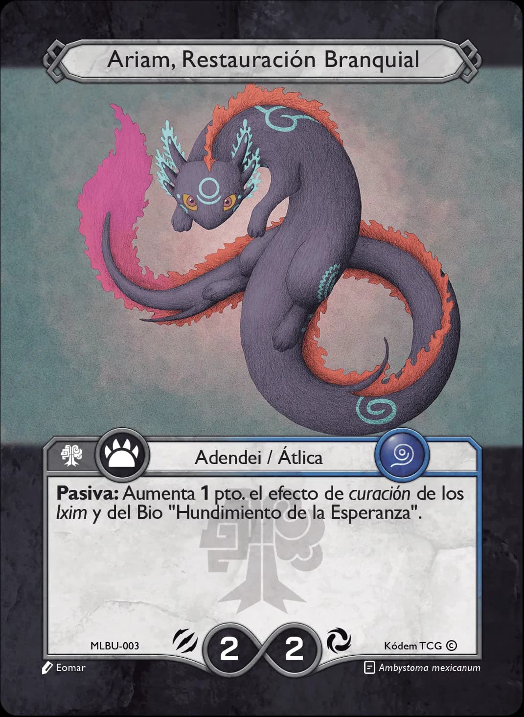 Ariam, Restauracion Branquial