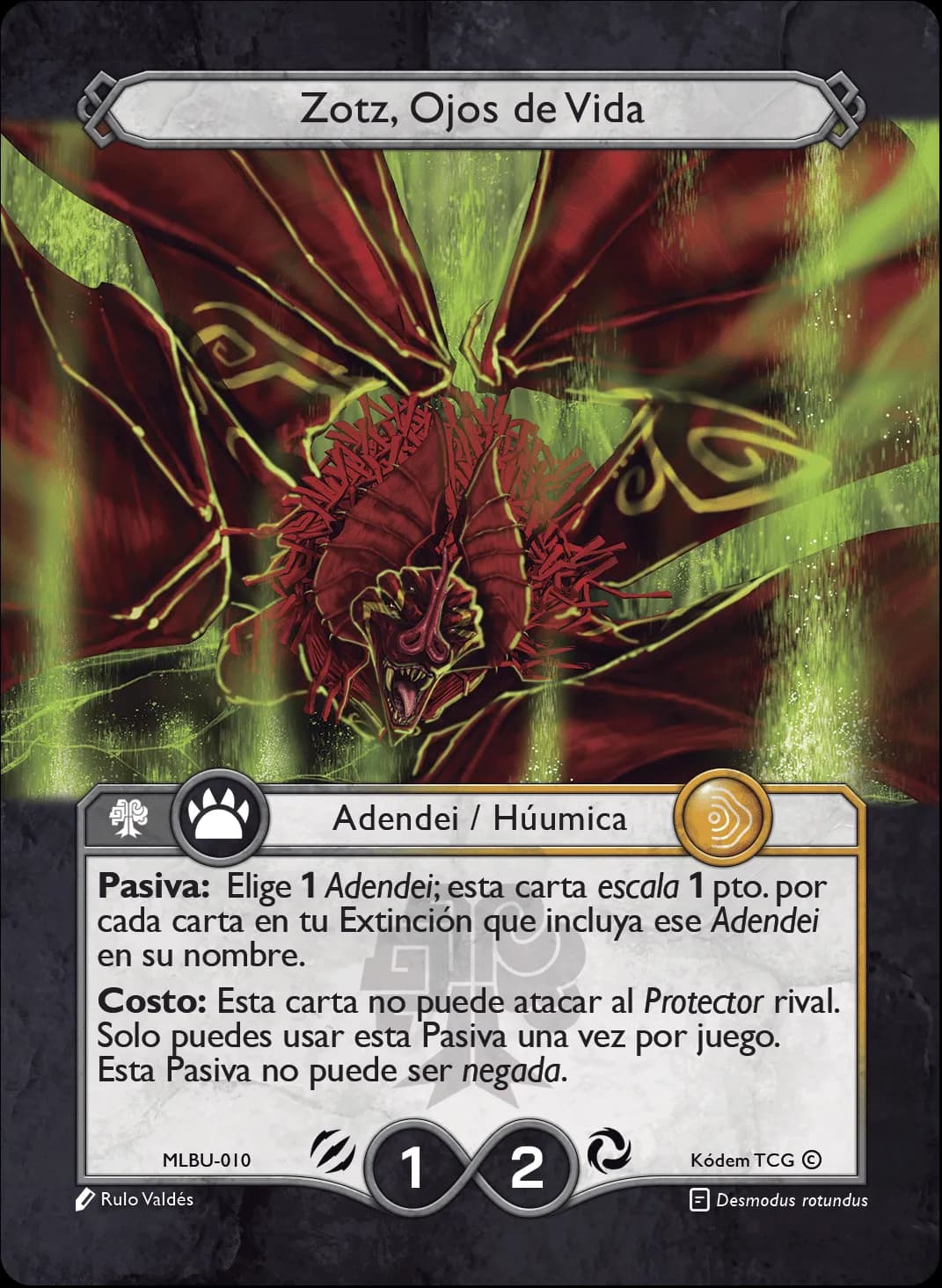 Zotz, Ojos de Vida