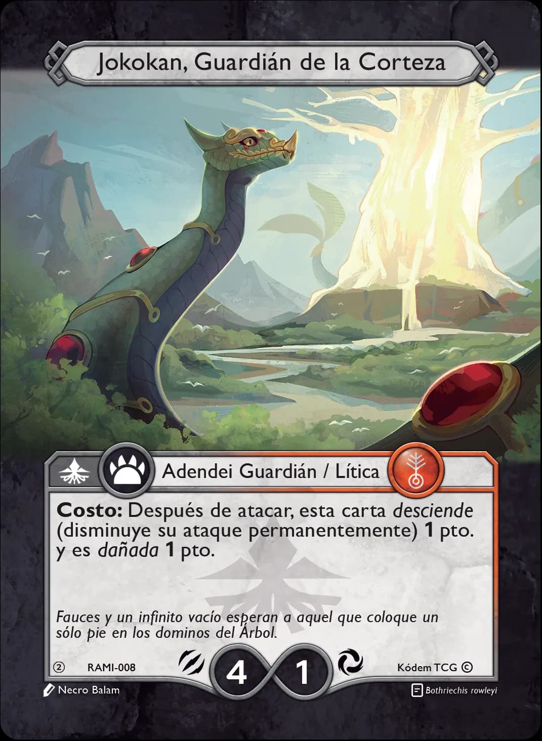 Jokokan, Guardian de la Corteza