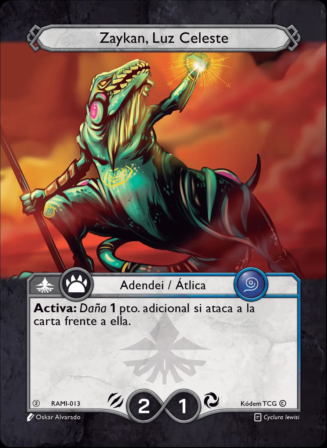 Zaykan, Luz Celeste