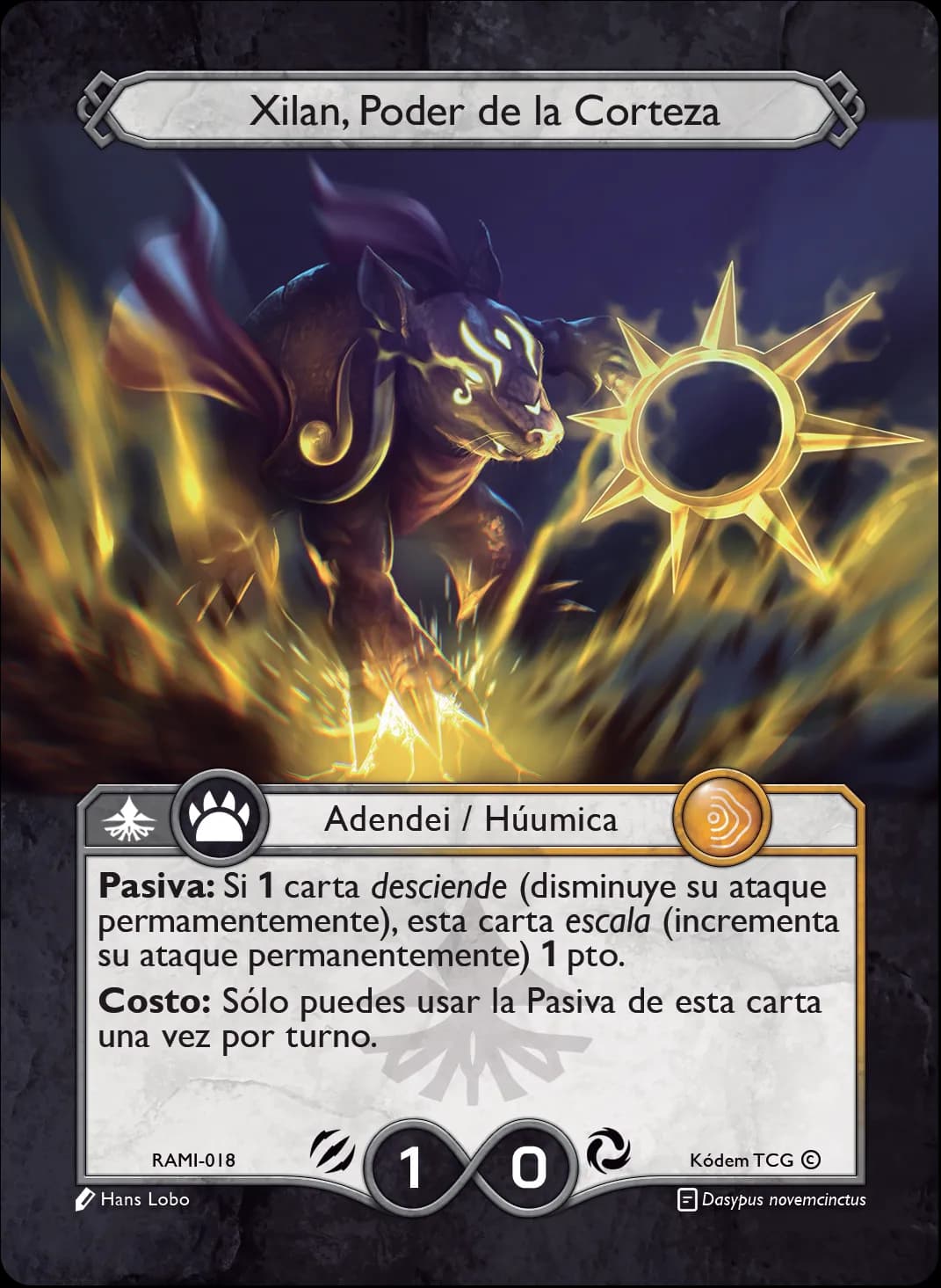 Xilan, Poder de la Corteza