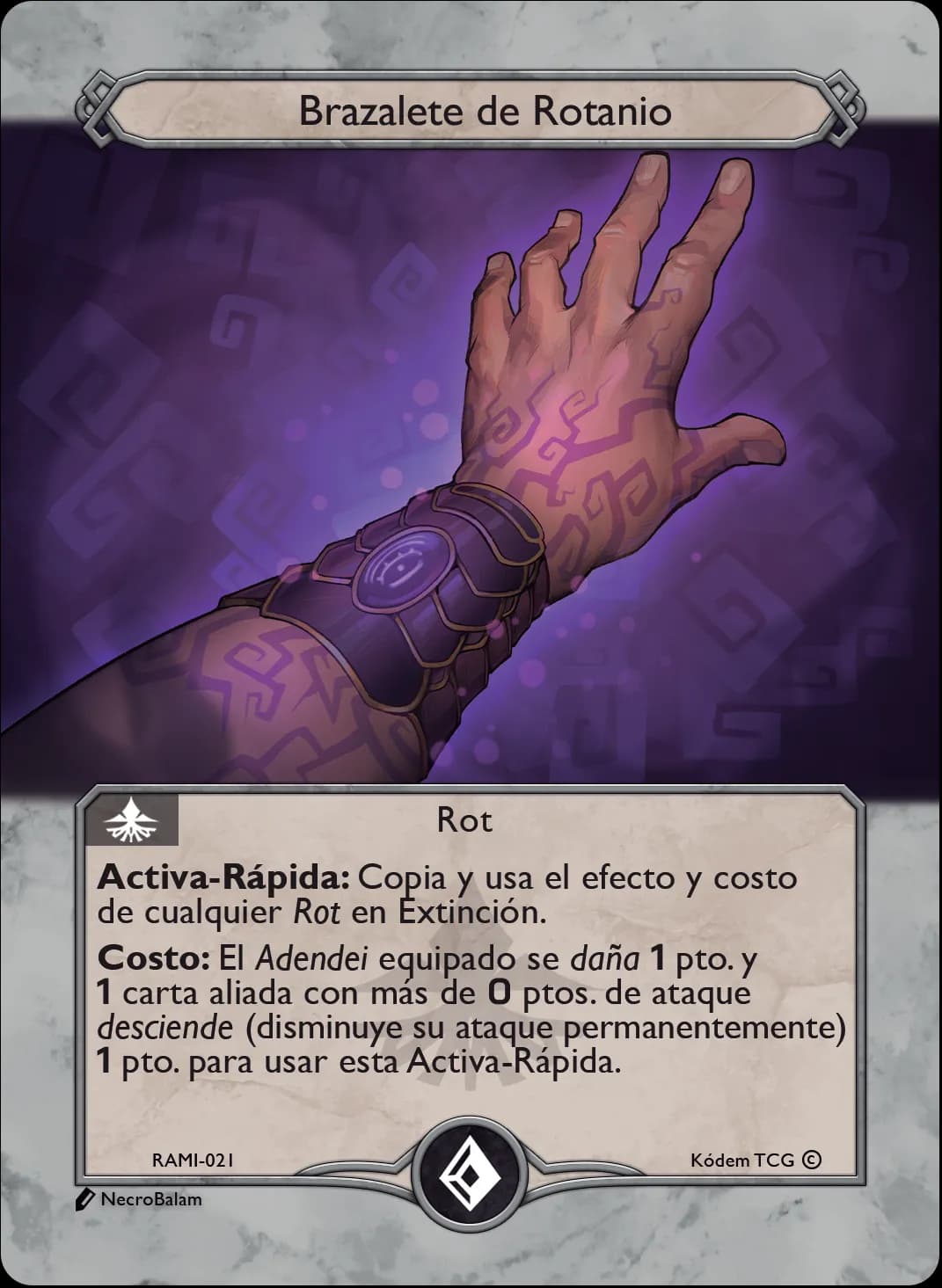 Brazalete de Rotanio