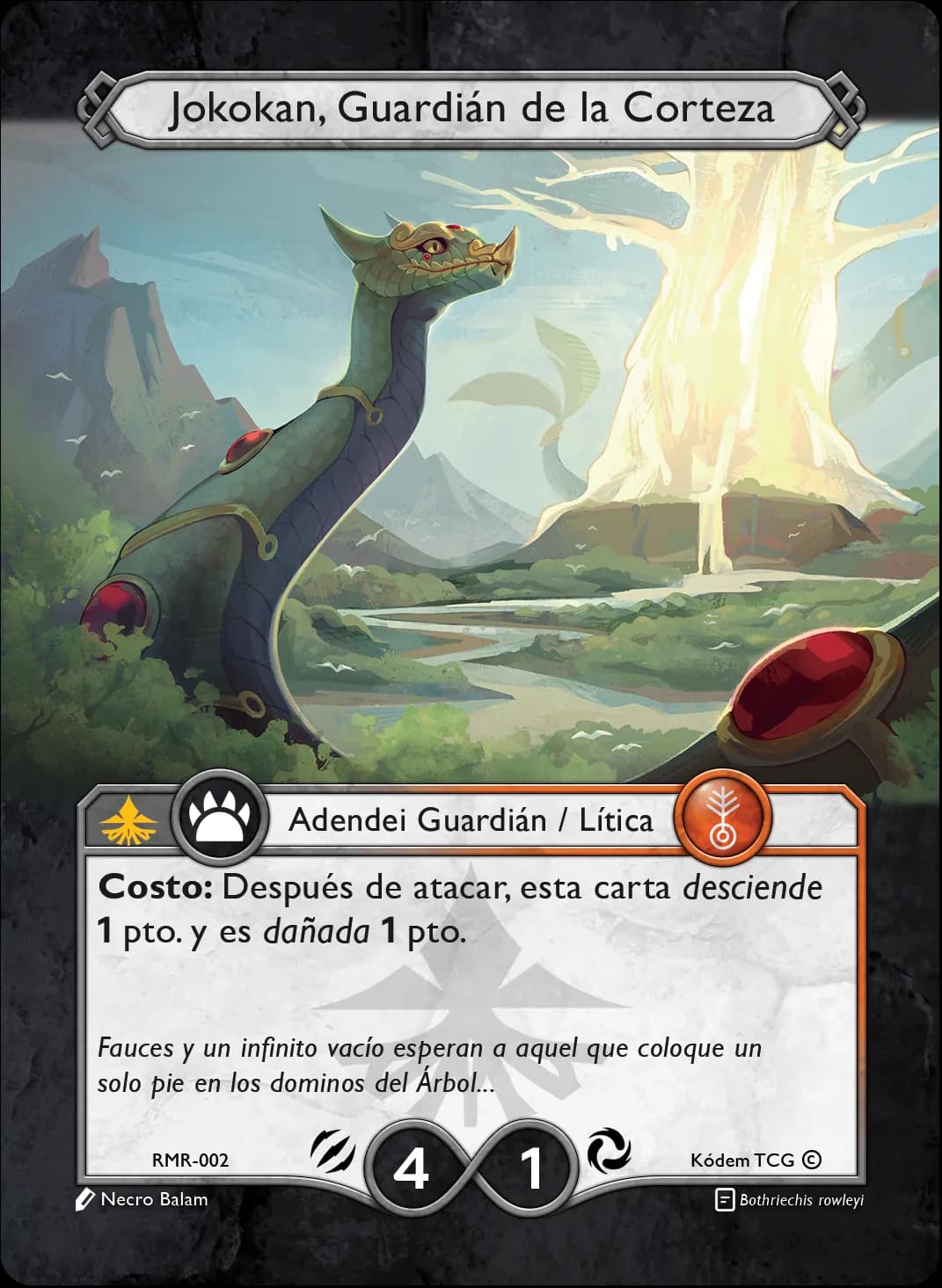 Jokokan, Guardian de la Corteza
