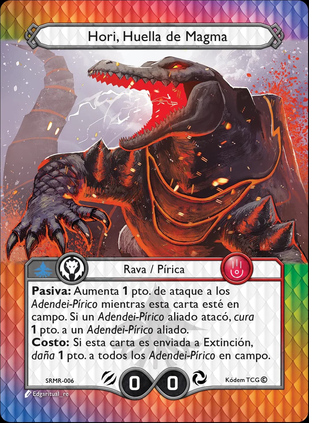 Hori, Huella de Magma