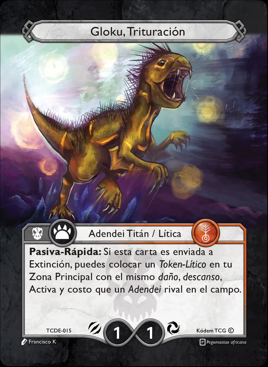 Gloku, Trituracion