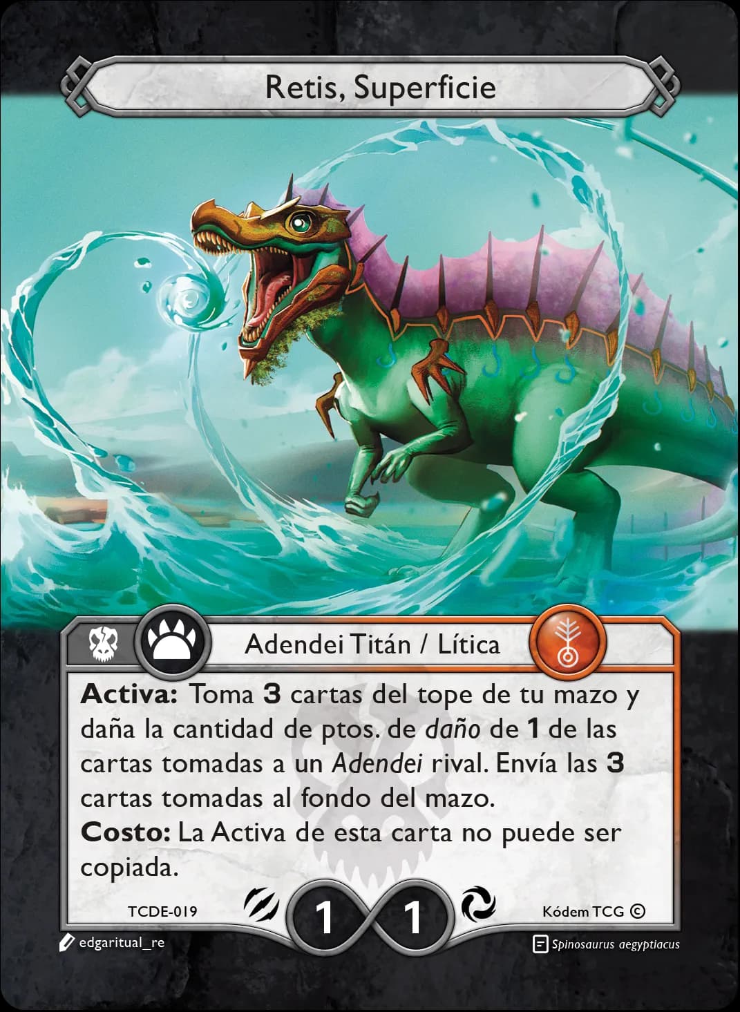 Retis, Superficie