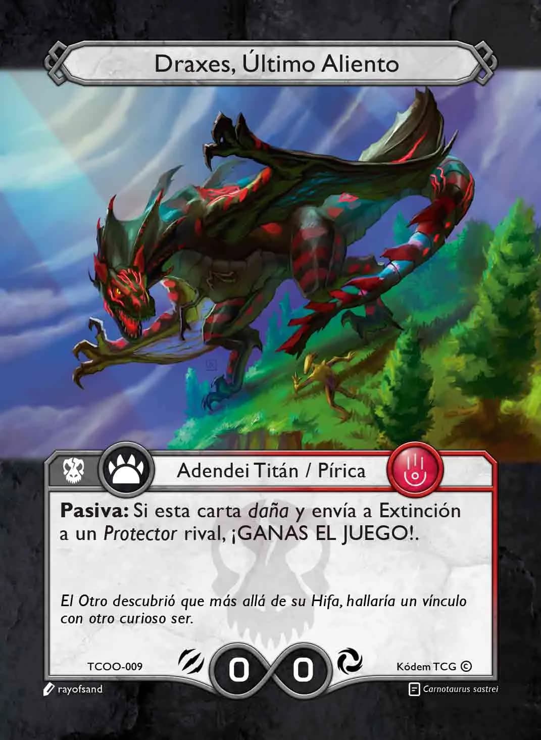 Draxes, Ultimo Aliento