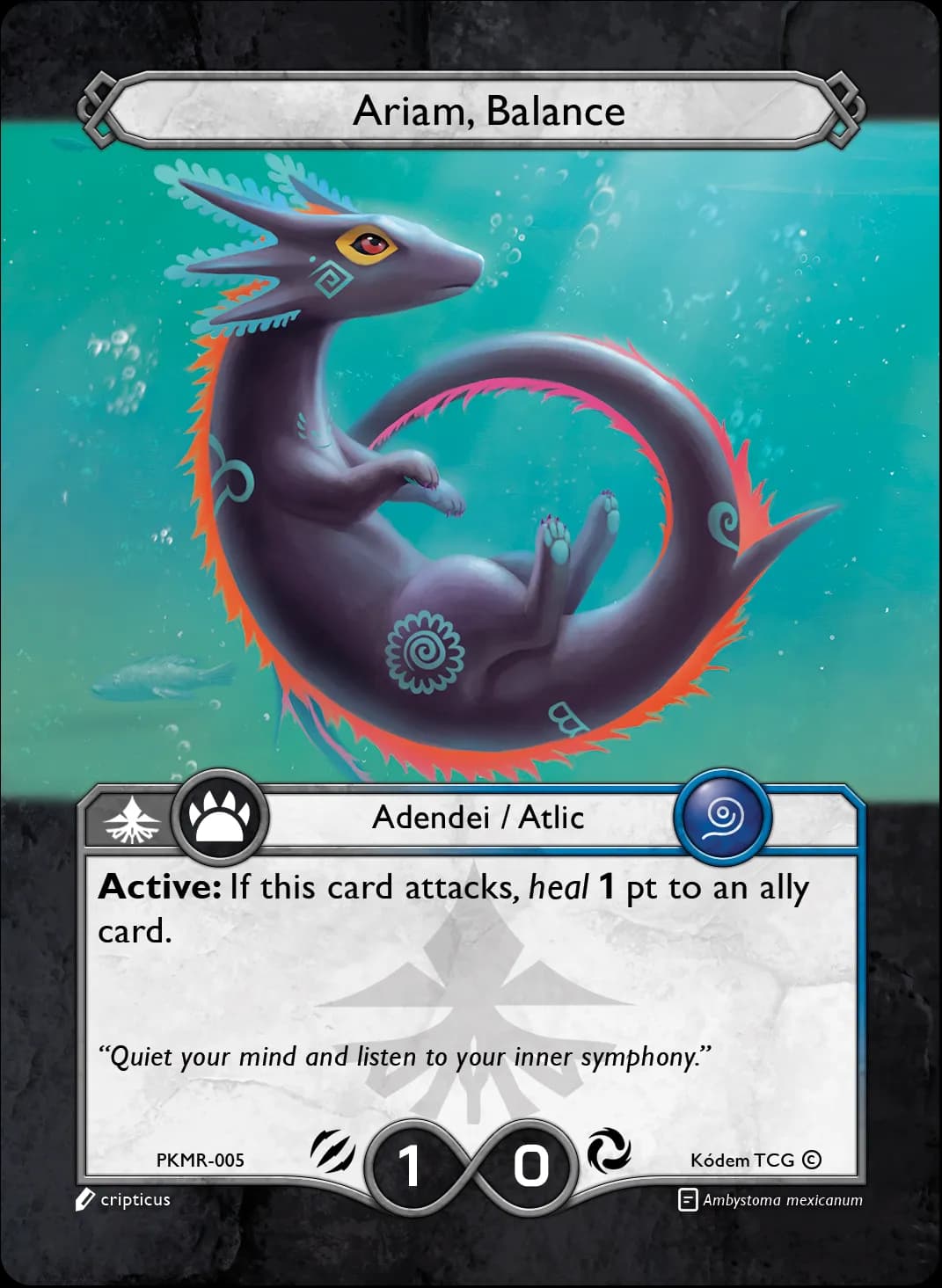 Ariam, Balance