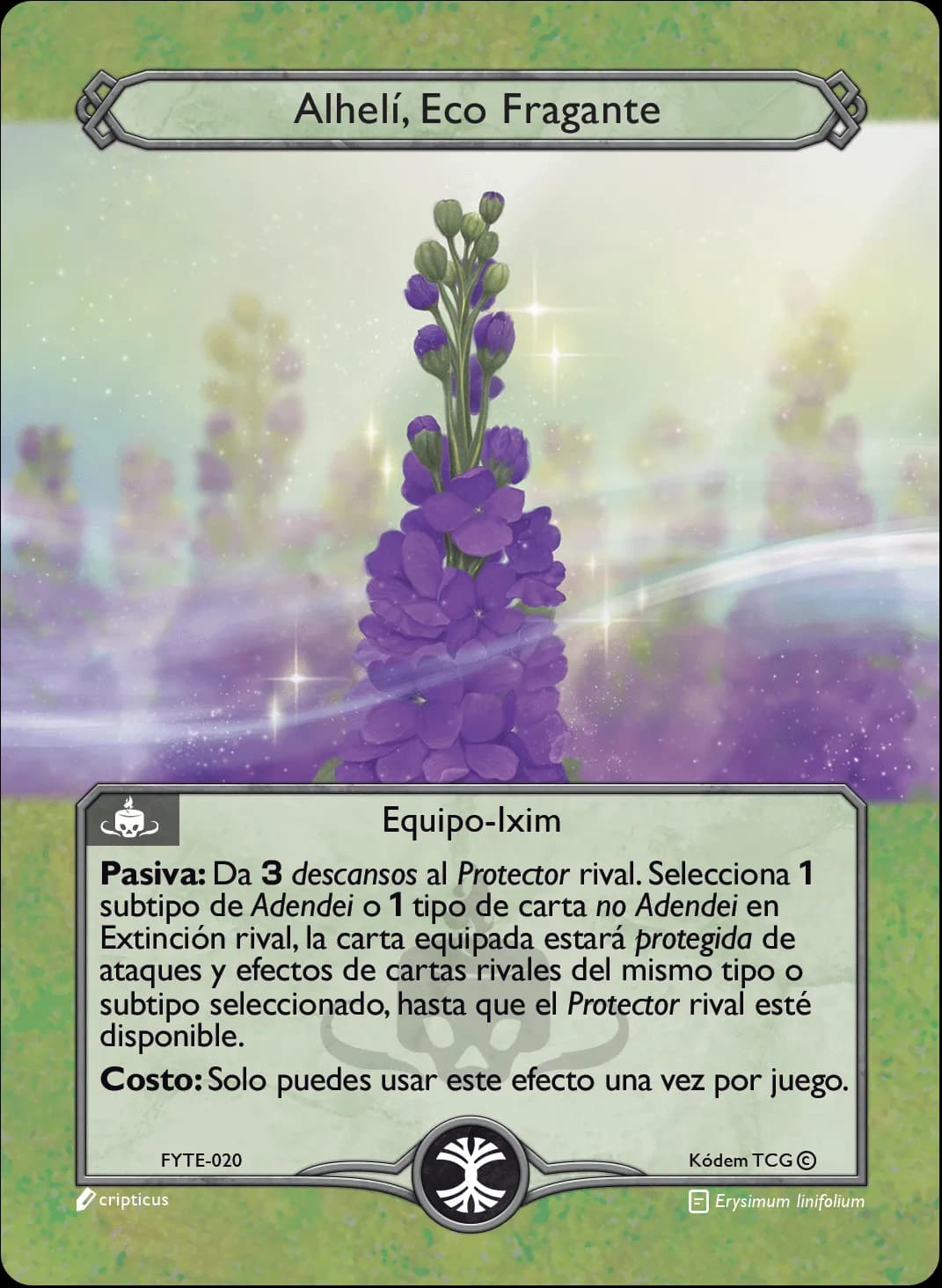 Alhelí, Eco Fragante