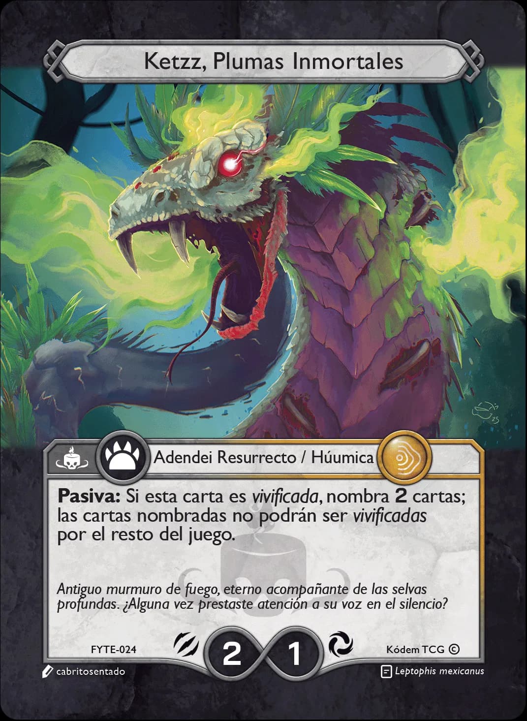Ketzz, Plumas Inmortales