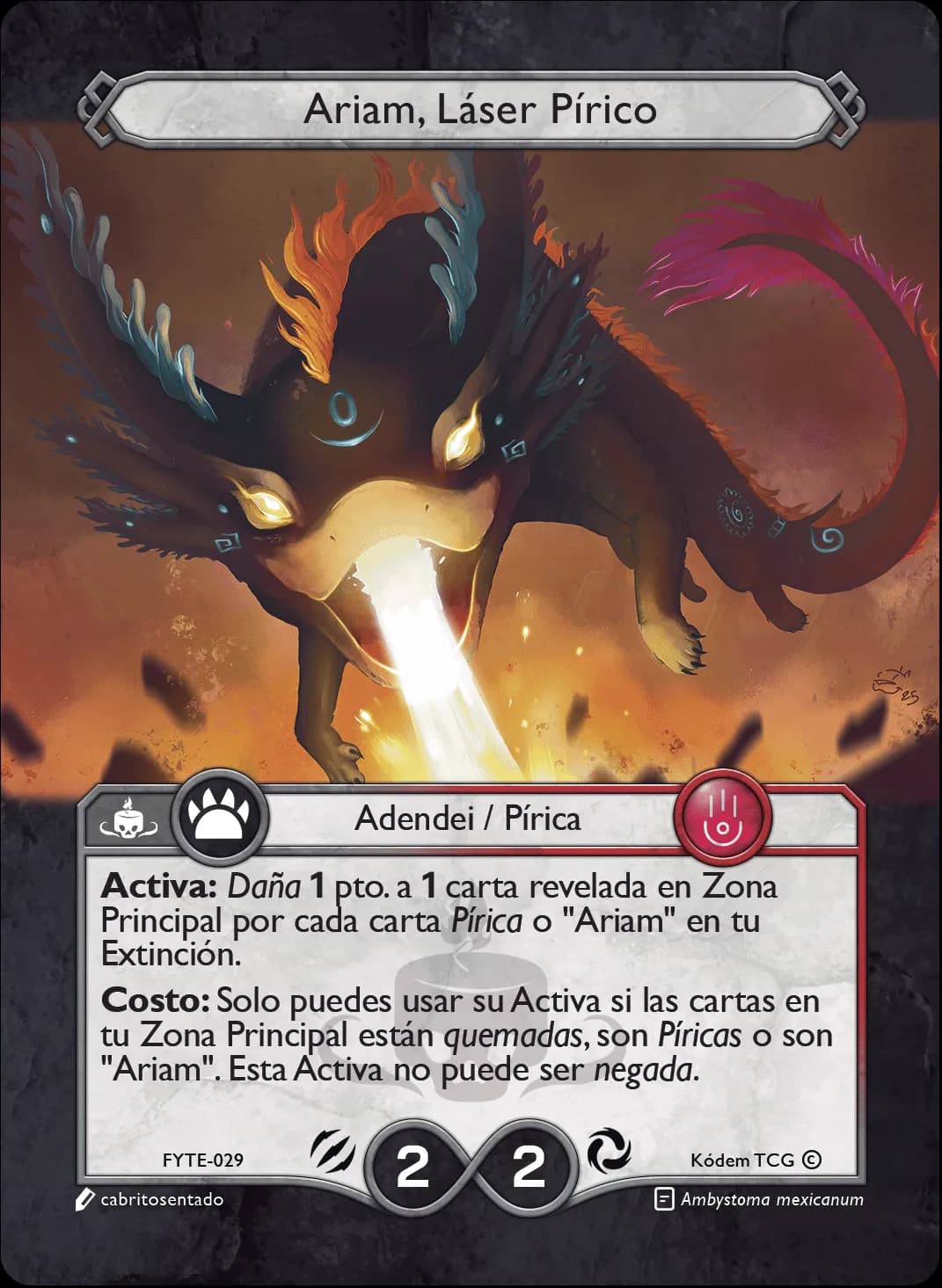 Ariam, Laser Pírico