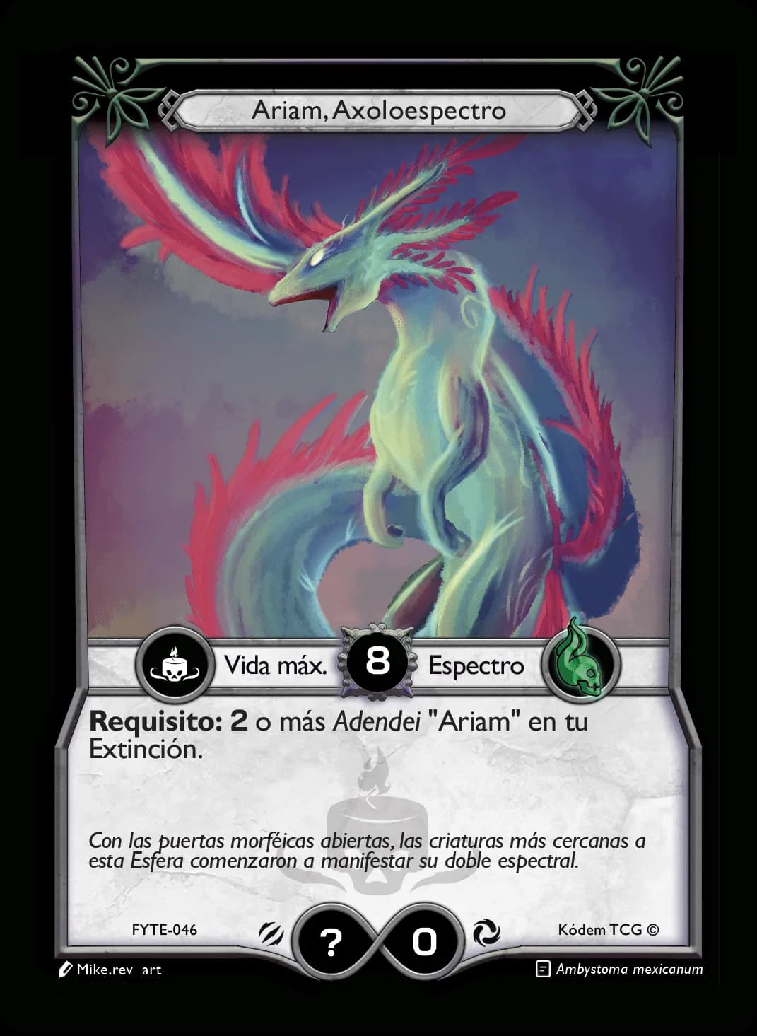 Ariam, Axoloespectro