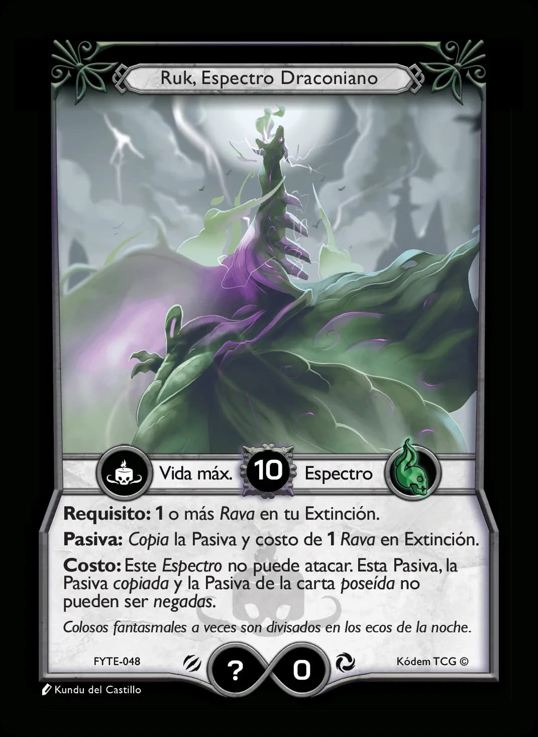 Ruk, Espectro Draconiano