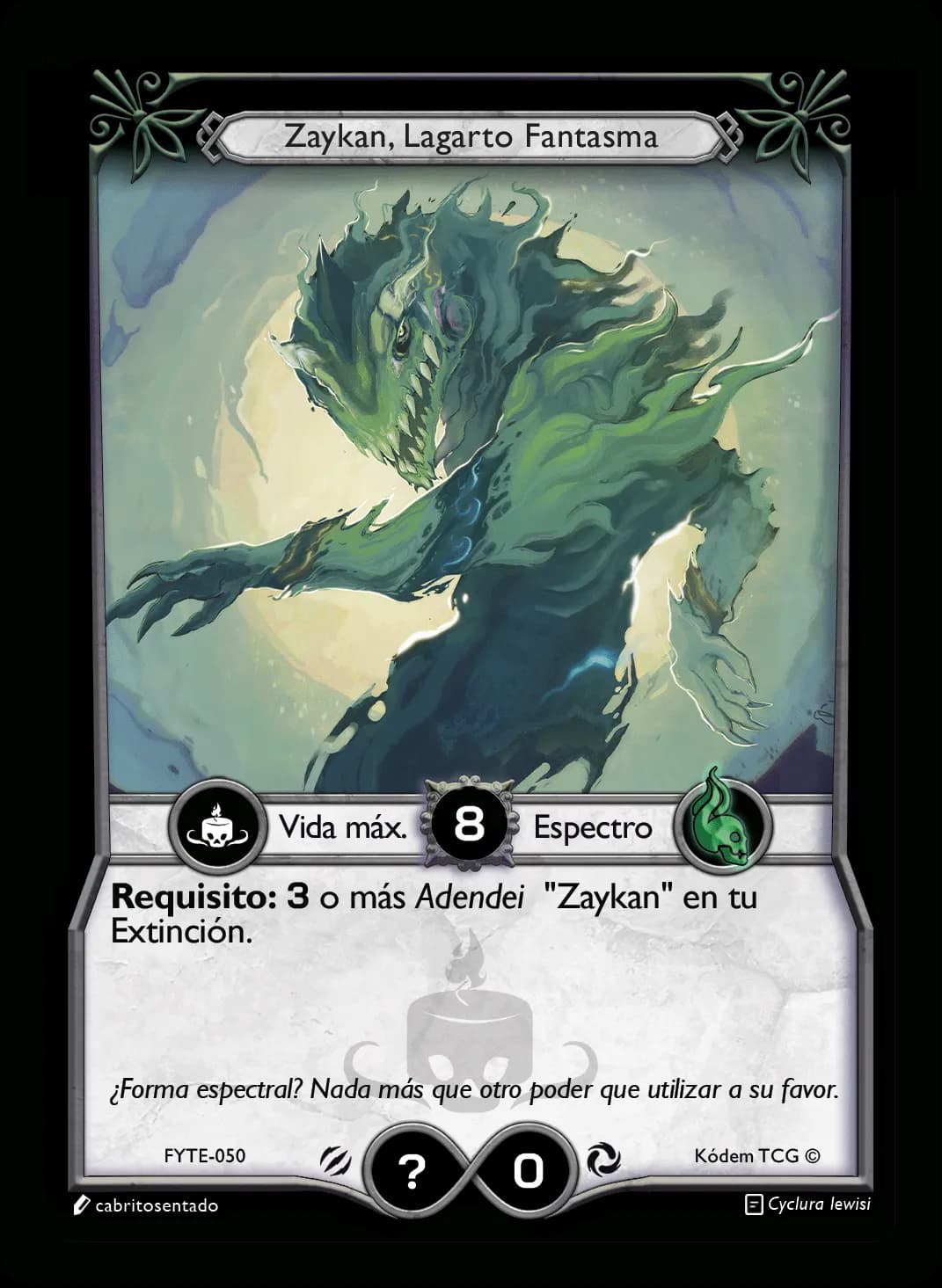 Zaykan, Lagarto Fantasma