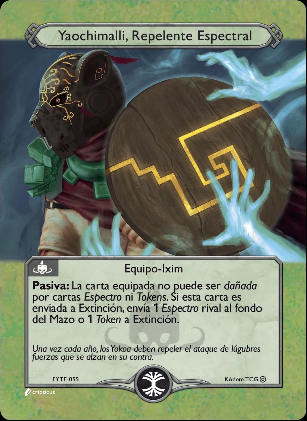 Yaochimalli, Repelente Espectral