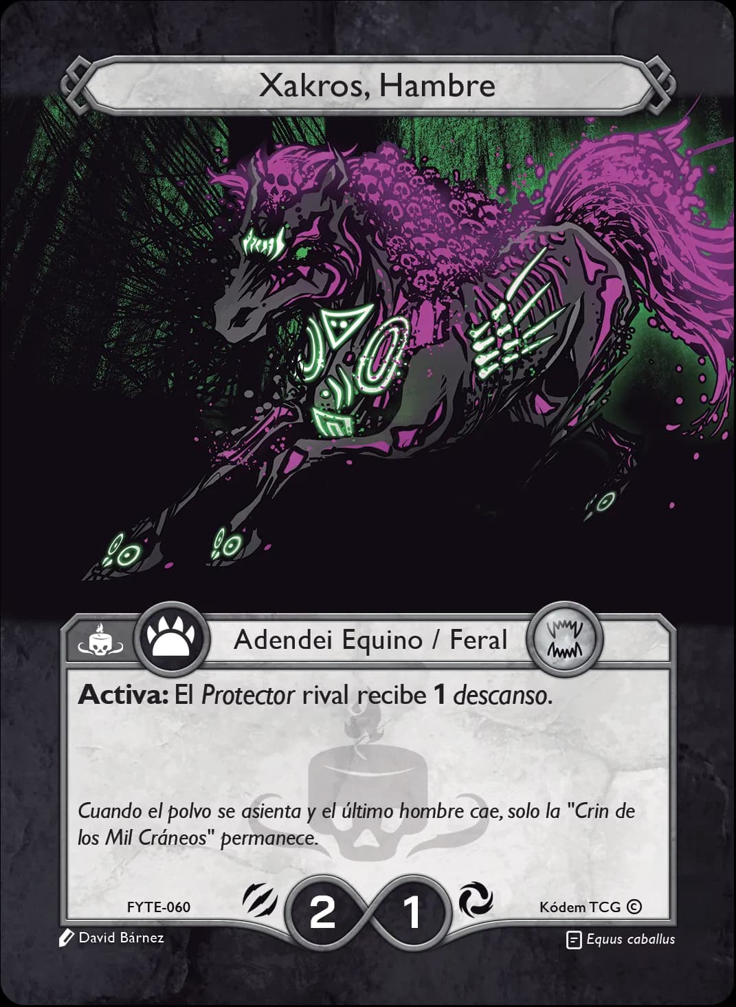Xacros, Hambre