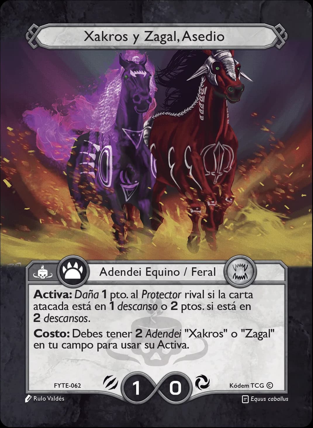 Xacros y Zagal, Asedio