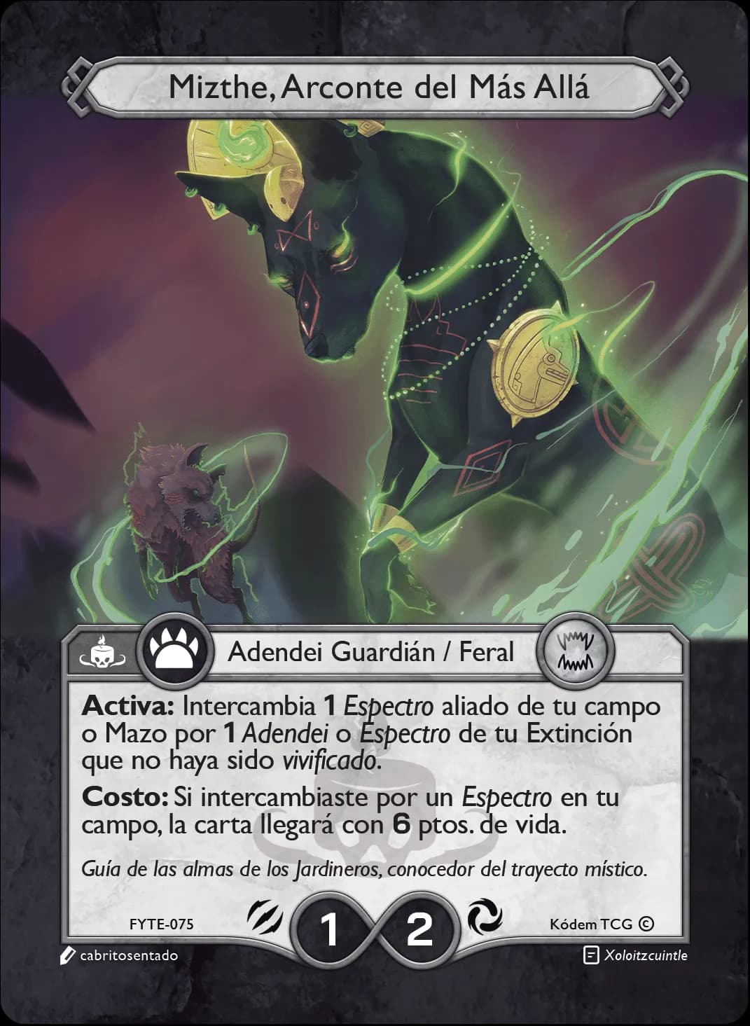 Mizthe, Arconte del Más Allá