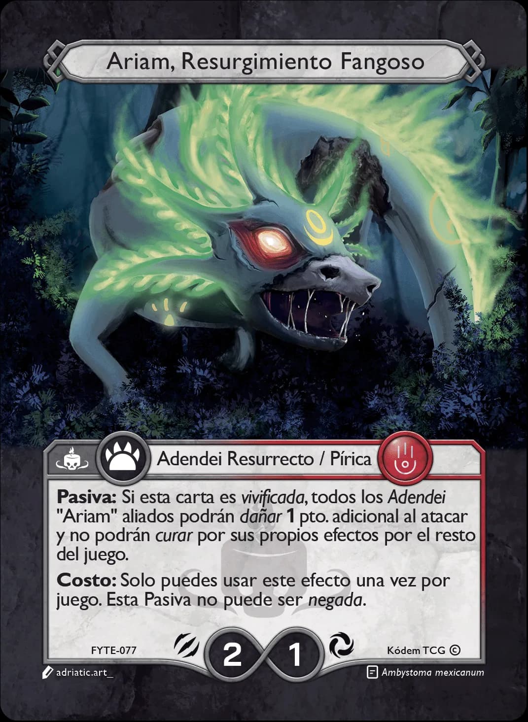 Ariam, Resurgimiento Fangoso