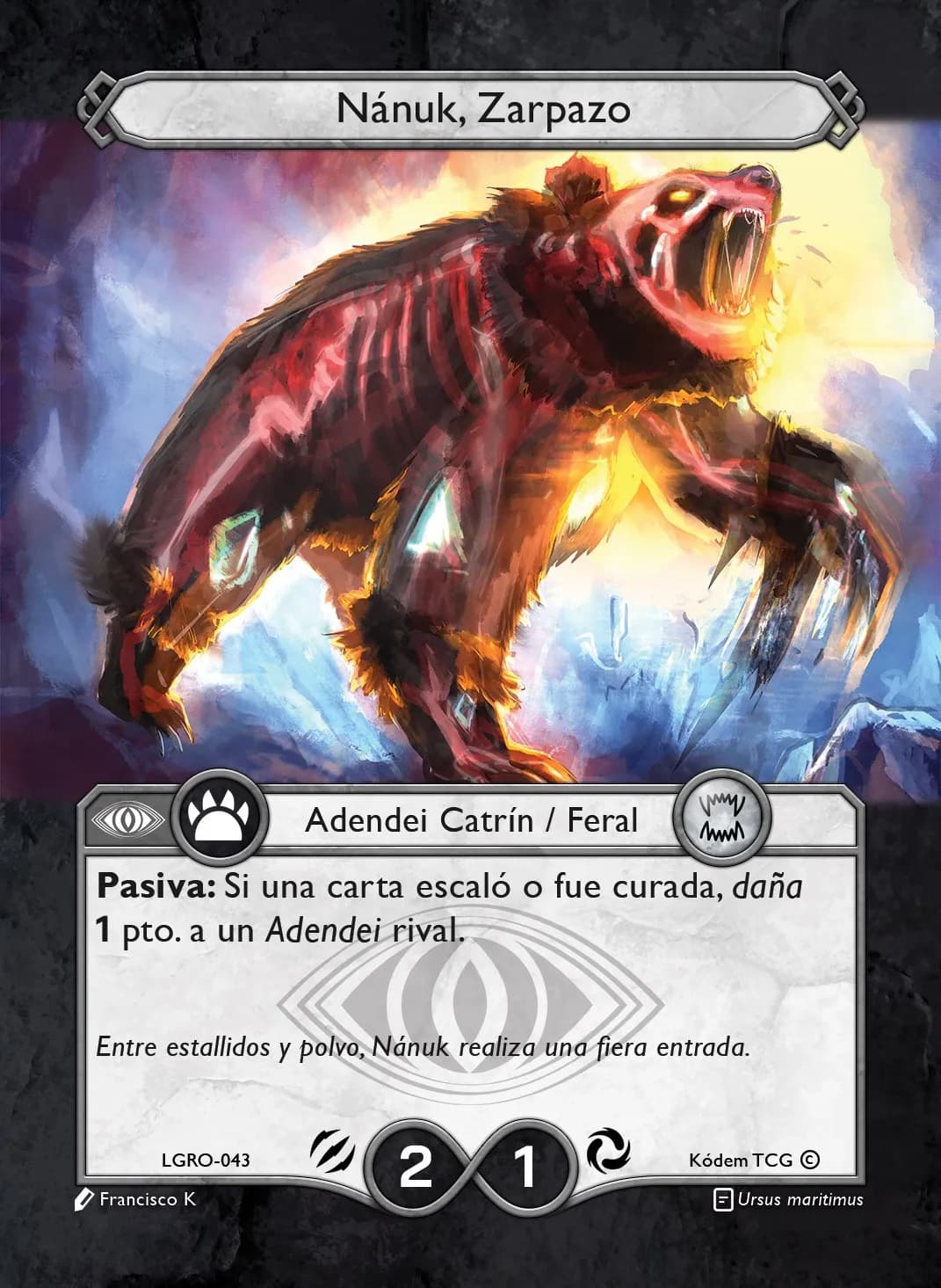 Nanuk, Zarpazo