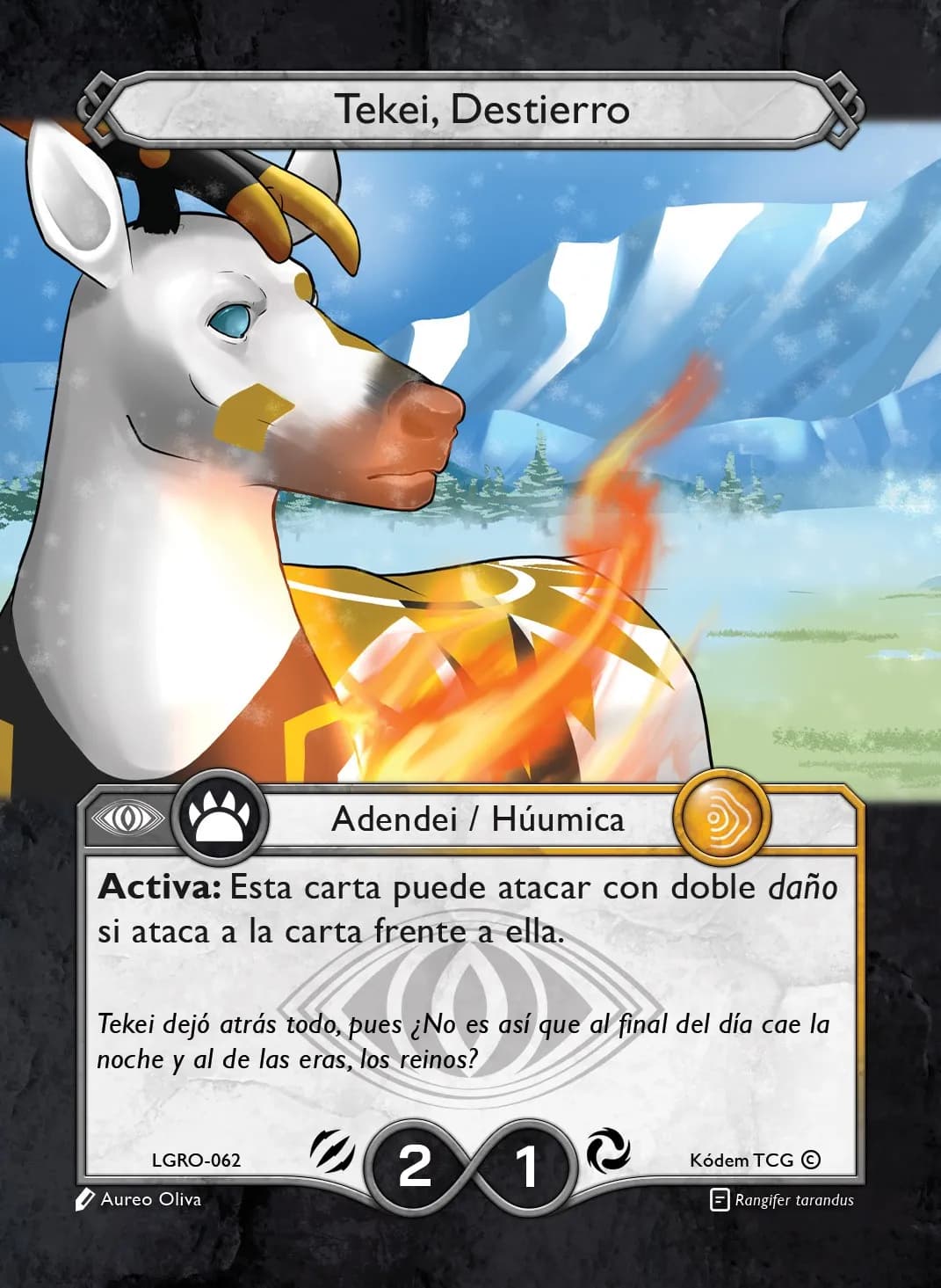 Tekei, Destierro