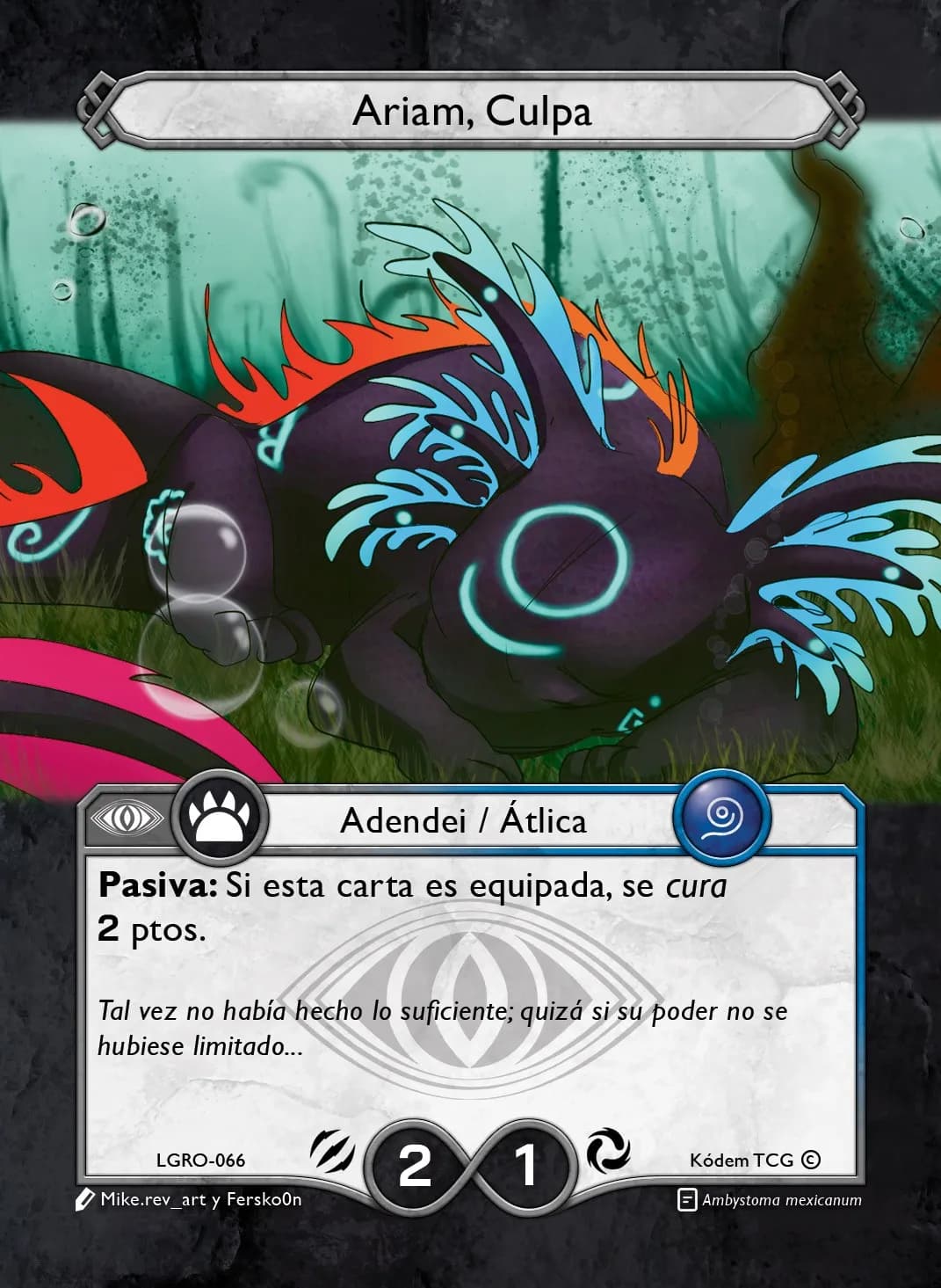 Ariam, Culpa