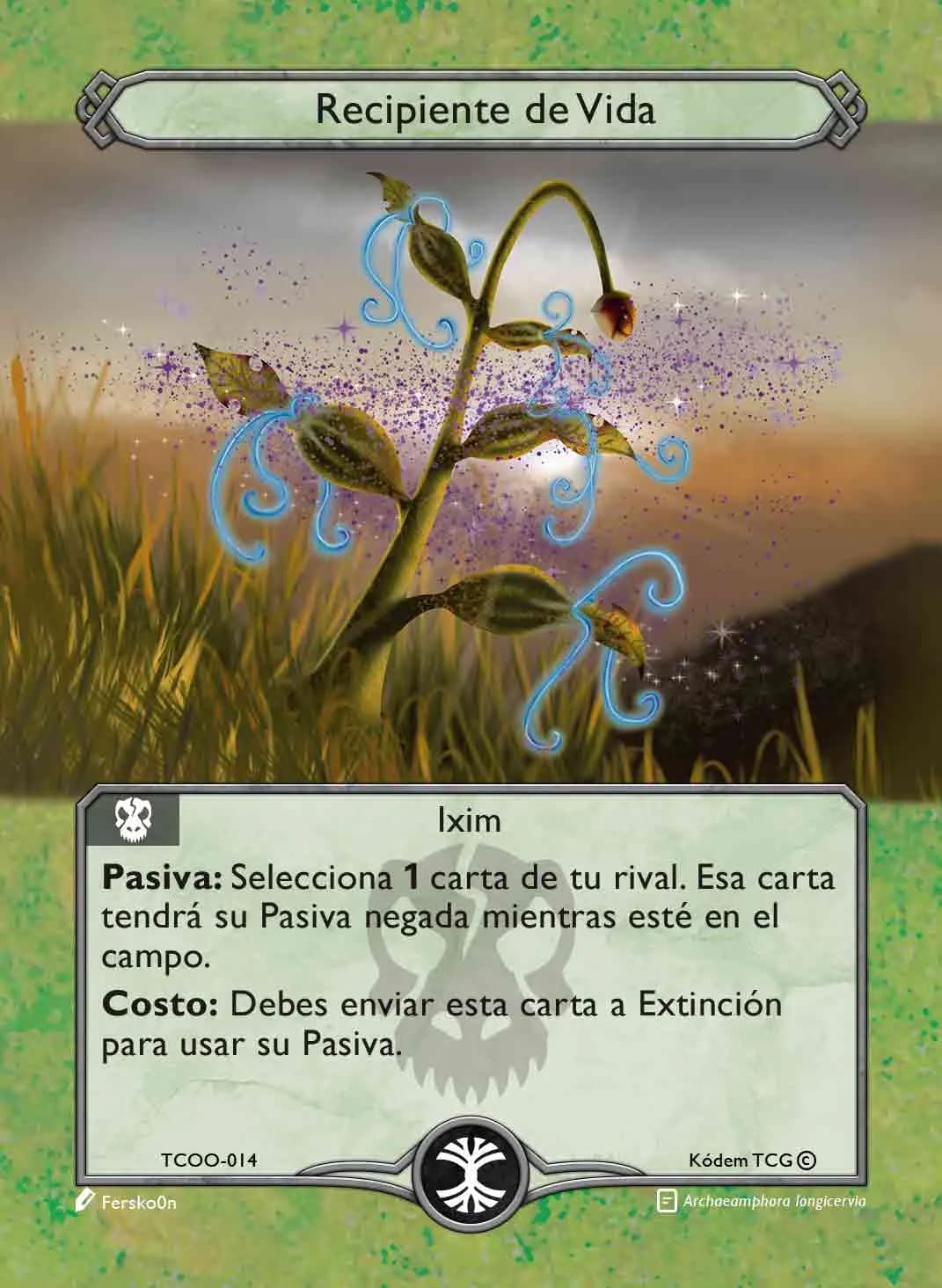 Recipiente de Vida