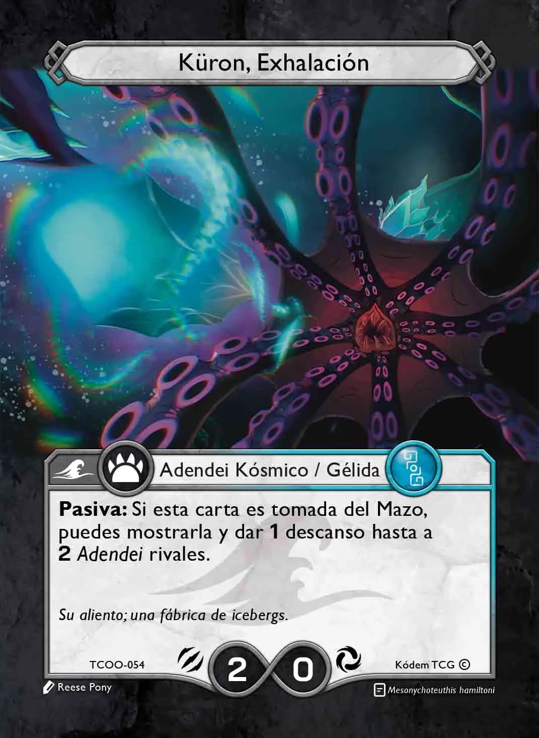 Kuron, Exhalación